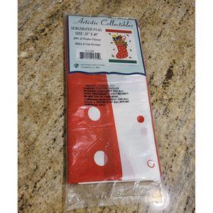 Artistic Collectibles Christmas Stocking Holly Berry Garden Flags 28 x 40"